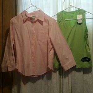 1 Available# ladies Button Down top.1